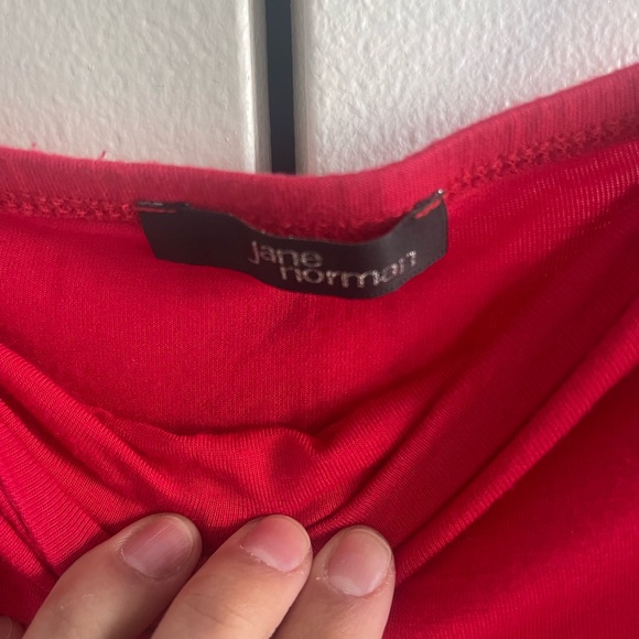Classic Elegant Red Top by Jane Norman - Picture 10 of 10